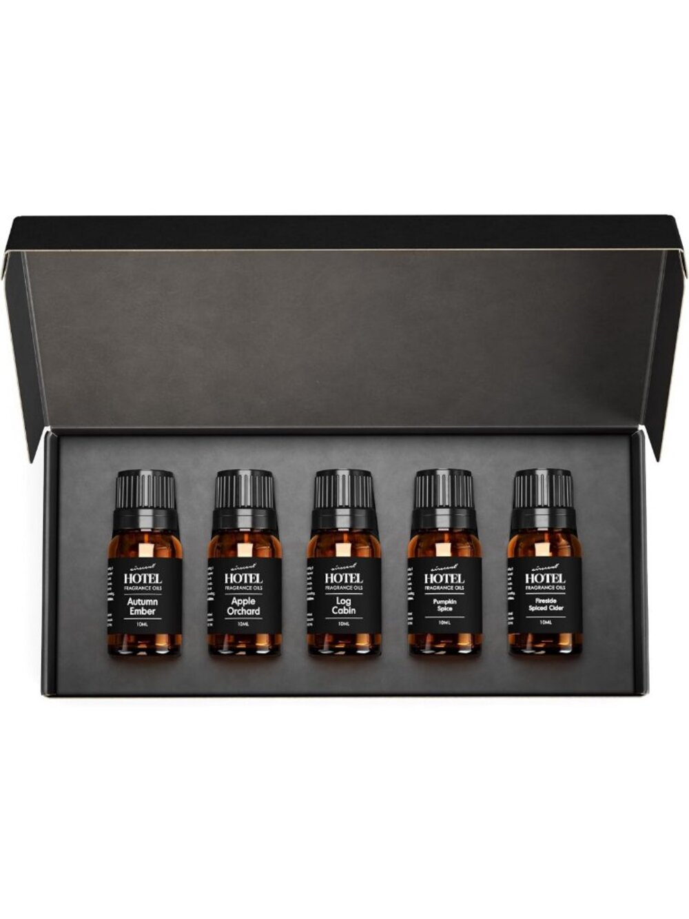 Cozy Fall Fireside Diffuser Oil Gift Set - 10 mL, 5 Pack, Perfect for Home